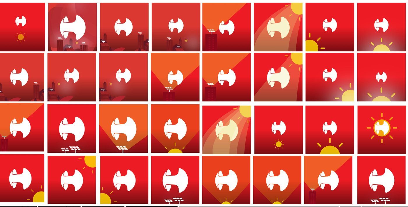 Icon design iterations